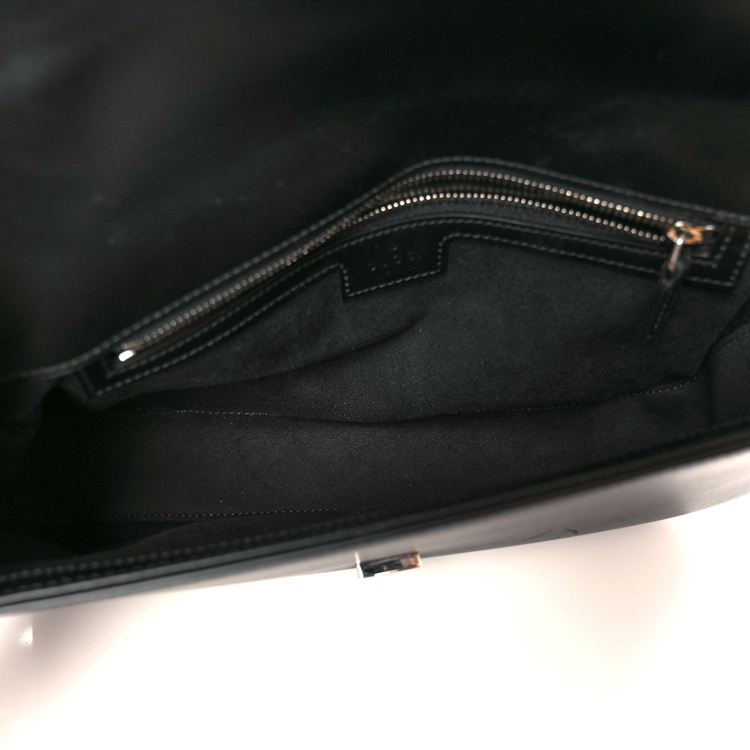 Gucci Senna Calfskin Petite GG Top Handle Shoulder Bag Black 5 of 11