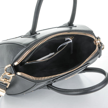 Givenchy Calfskin Crocodile Embossed Small Antigona Black 5 of 9