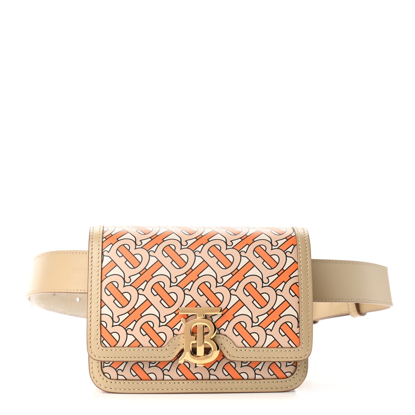Calfskin Monogram TB Bum Bag Bright Orange
