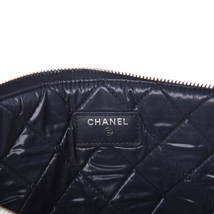 Chanel Denim Medium Deauville Pouch Dark Blue 5 of 6