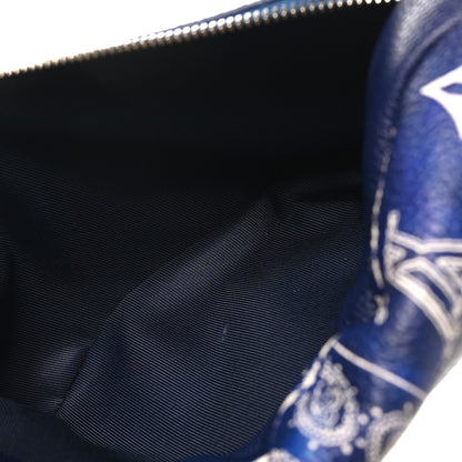 Louis Vuitton Cowhide Monogram Bandana Discovery Bumbag PM Blue 5 of 10