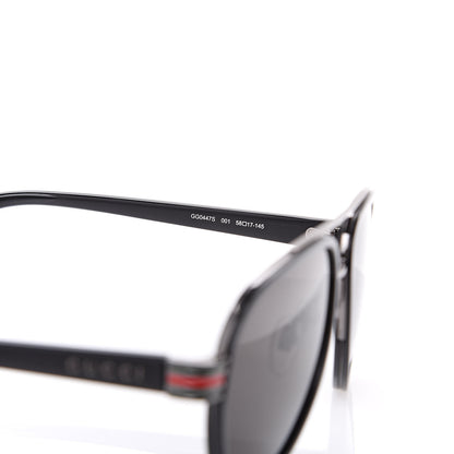 Gucci Acetate Aviator Sunglasses GG0447S Black 5 of 7