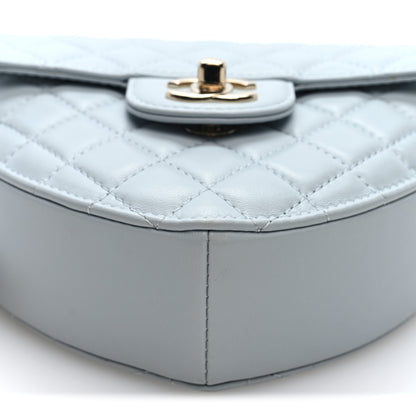 Chanel Lambskin Quilted Large CC In Love Heart Bag Light Blue 8 of 8