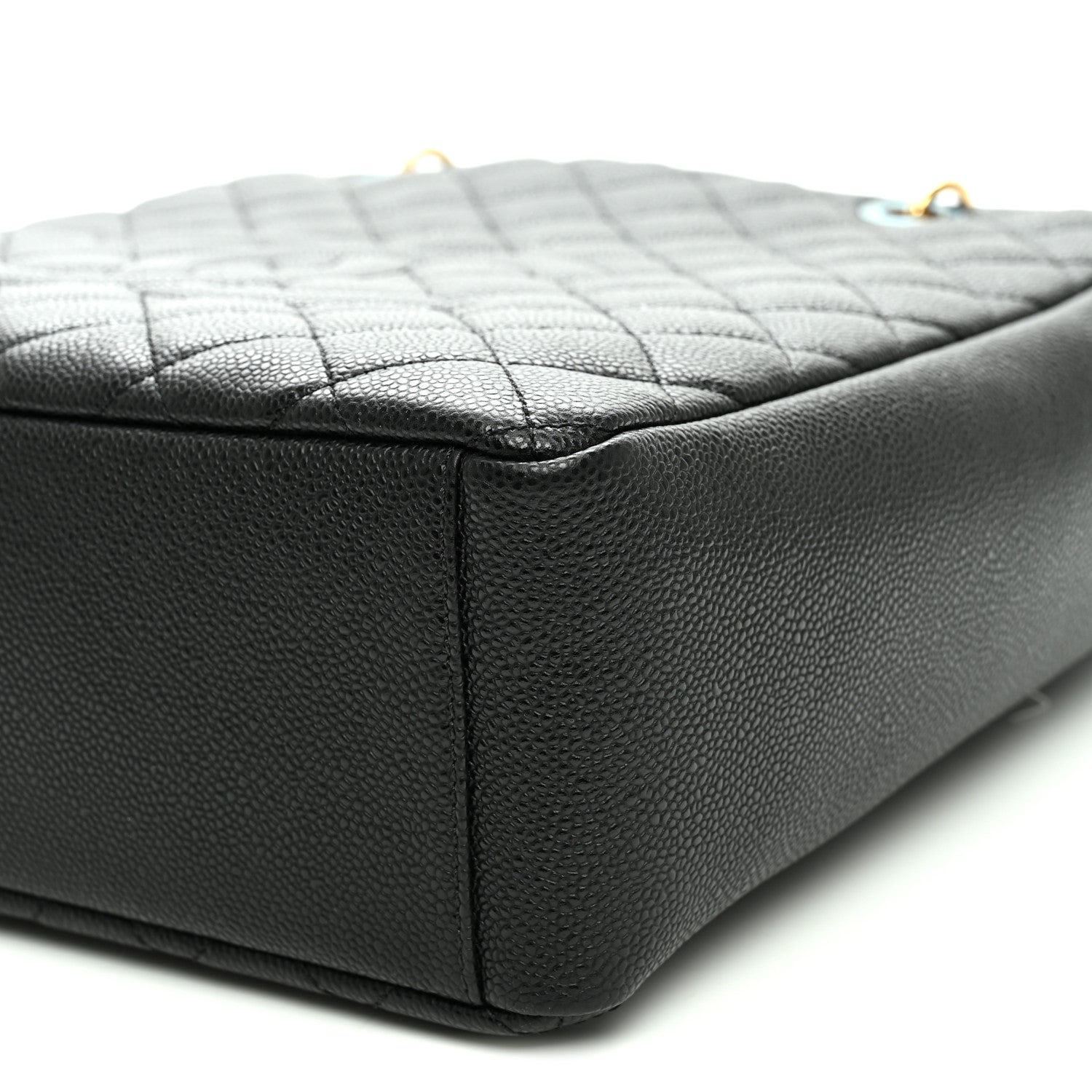 Chanel Caviar Quilted Vertical Grand Shopping Tote GST Black 10 of 10