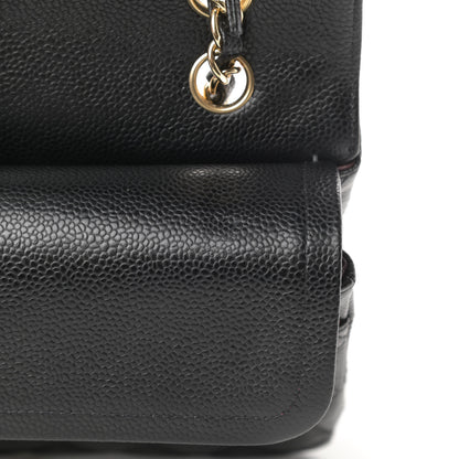 Chanel Caviar Quilted Medium Double Flap Black 11 of 13