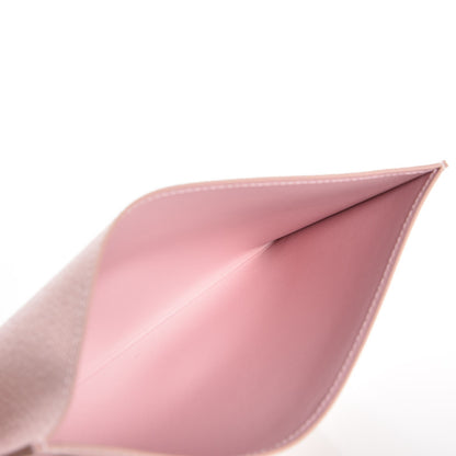 Louis Vuitton Calfskin Felicie Card Holder Insert Rose Ballerine 5 of 6