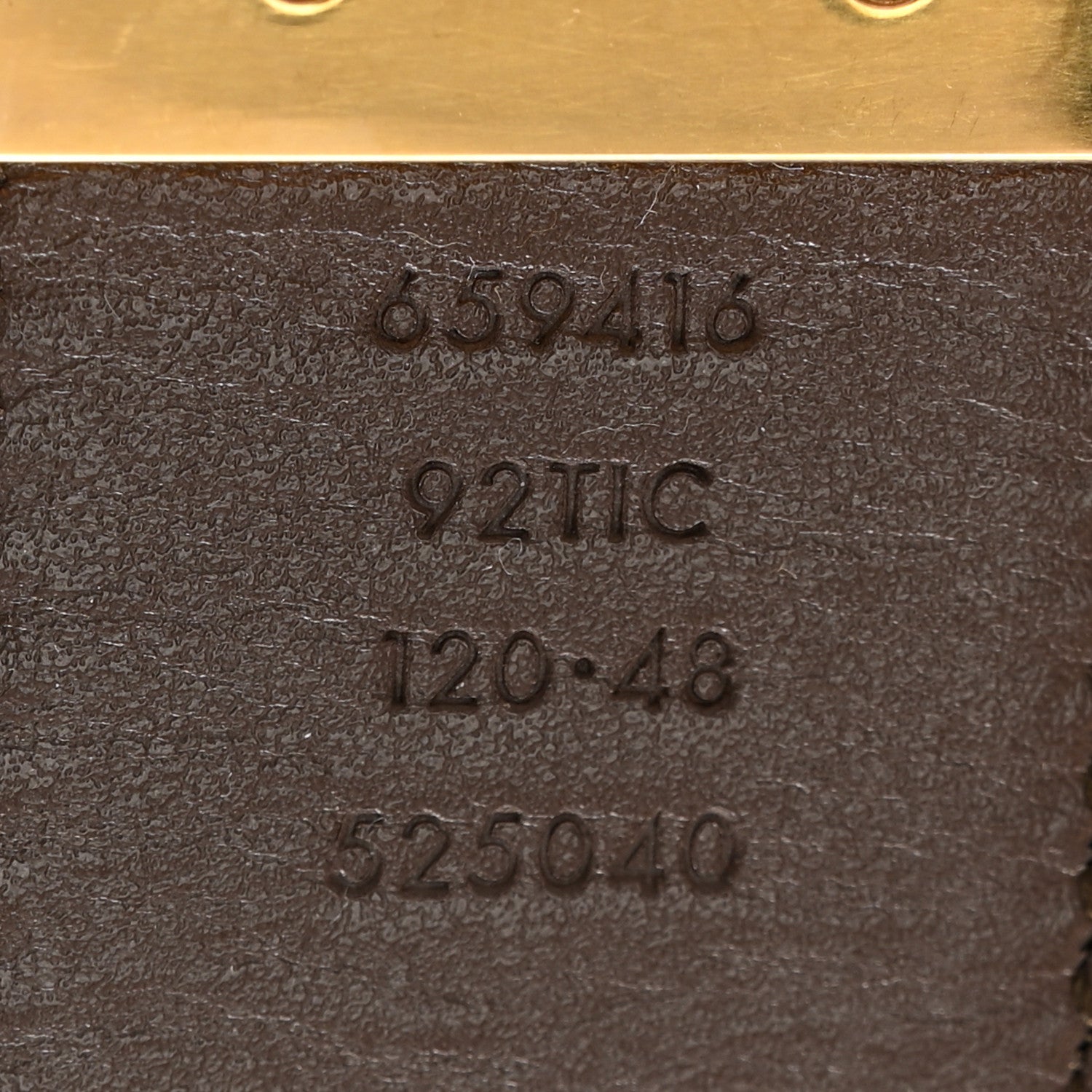 Gucci GG Supreme Monogram Plutone Calfskin Double G Reversible 37mm Belt 120 48 Beige Ebony New Acero 5 of 8