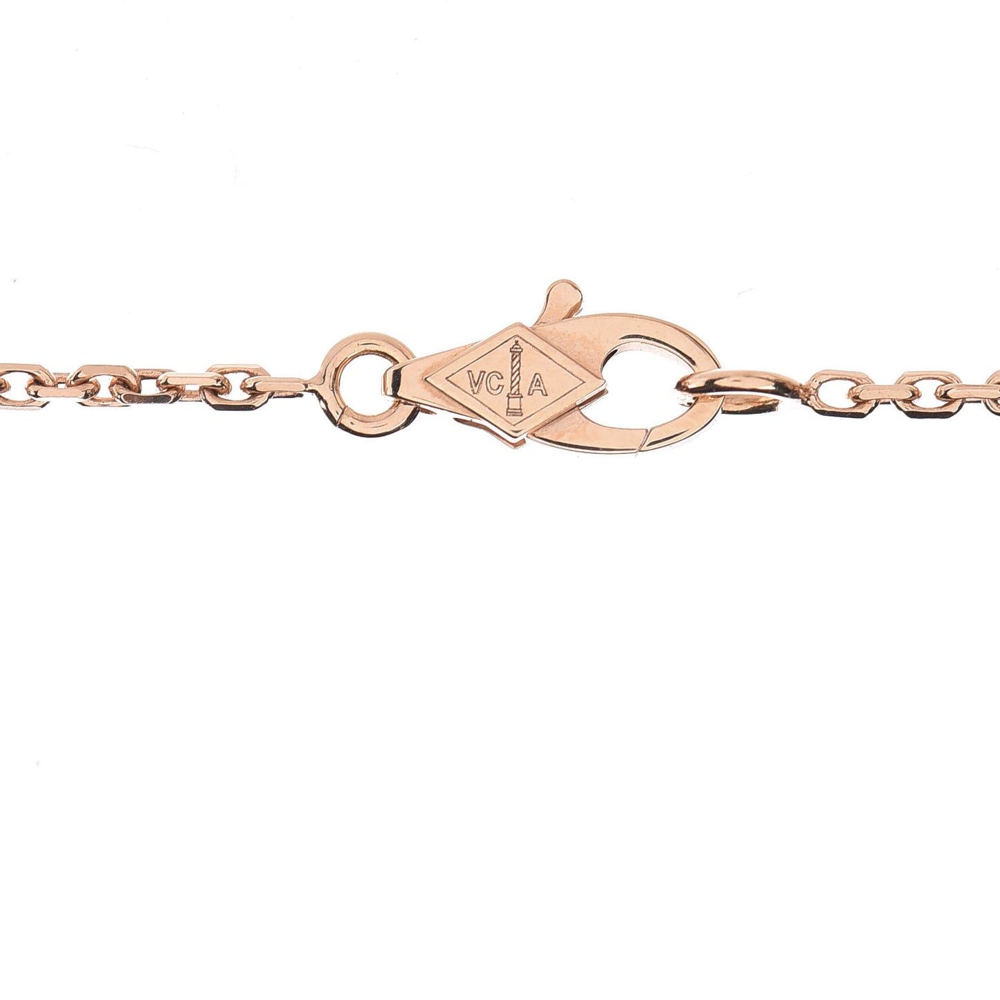 18K Rose Gold 16 Motifs Sweet Alhambra Necklace