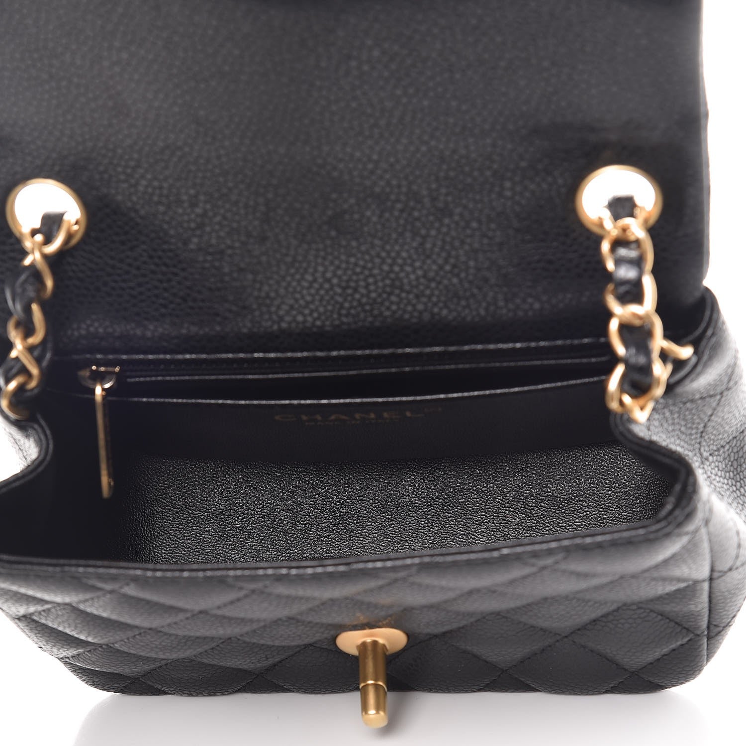 Chanel Caviar Quilted Mini Square Flap Black 6 of 10