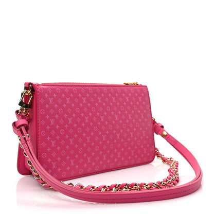 Louis Vuitton Calfskin Nanogram Embossed Lexington Pouch Rose 2 of 6