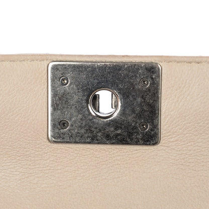 Chanel Calfskin Medium Boy Reverso Flap Beige Clair 8 of 8
