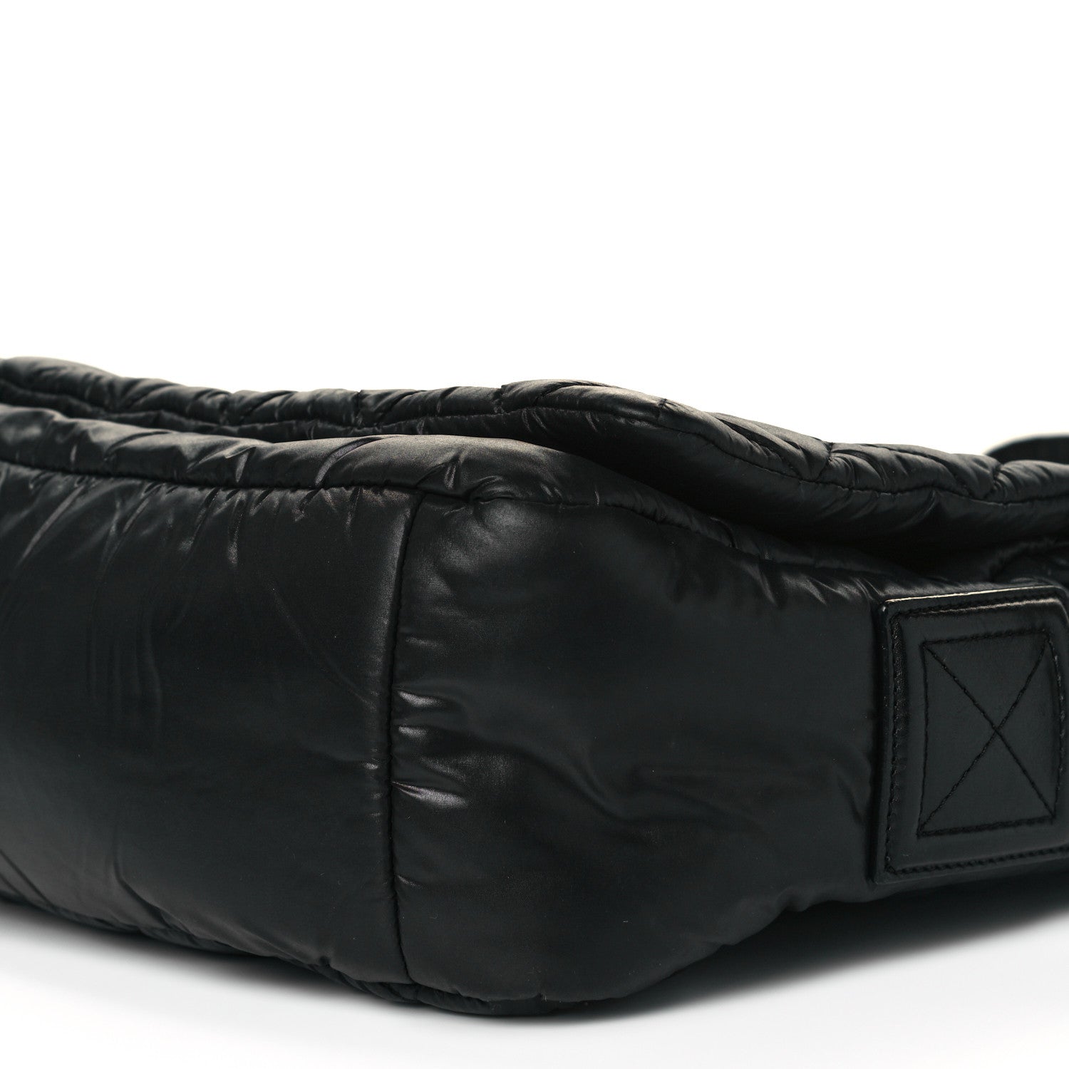 Chanel Nylon Small Coco Cocoon Messenger Bag Black 10 of 11
