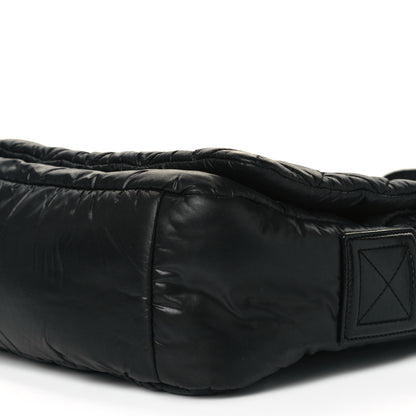 Chanel Nylon Small Coco Cocoon Messenger Bag Black 10 of 11