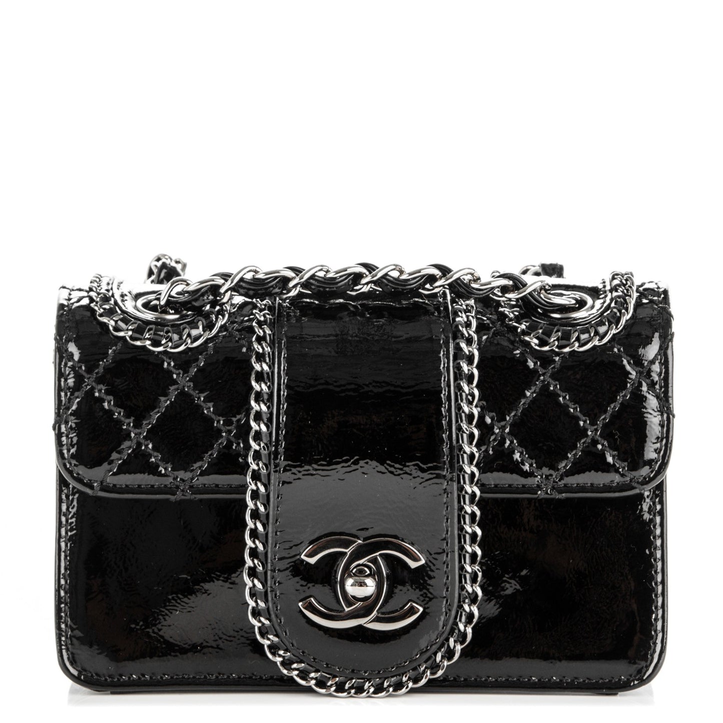 Patent Mini Madison Flap Black
