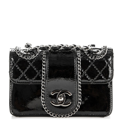 Chanel Patent Mini Madison Flap Black 1 of 6