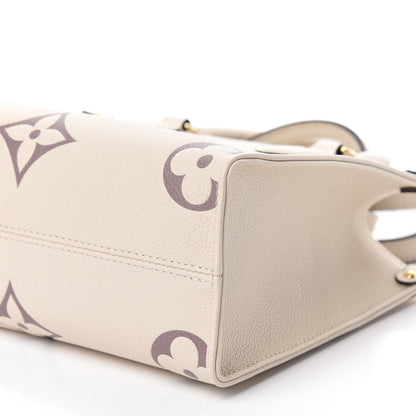 Louis Vuitton Empreinte Monogram Giant Onthego PM Creme Bois De Rose 8 of 11