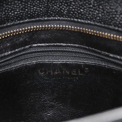 Chanel Caviar Quilted Medallion Tote Black 6 of 7