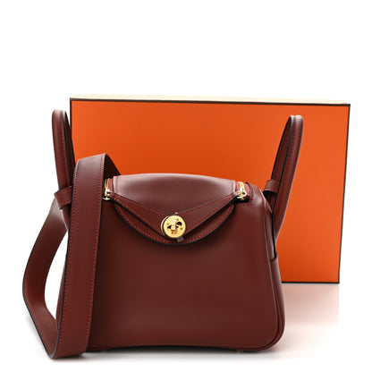 Hermes Swift Verso Mini Lindy 20 Rouge H Rouge Sellier 11 of 11