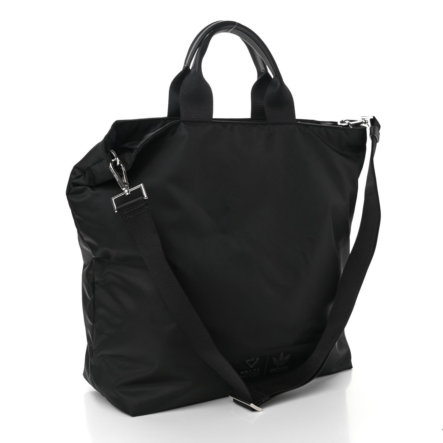 Prada X ADIDAS Re-Nylon Shopping Tote Black 3 of 12