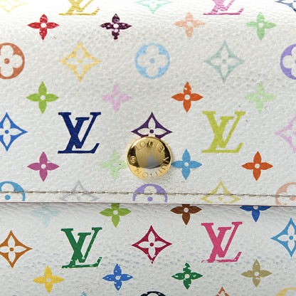 Louis Vuitton Monogram Multicolor Alexandra Wallet White 6 of 12