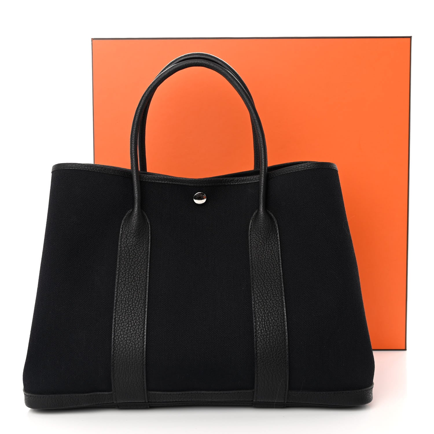 Hermes Toile Negonda Garden Party Tote 36 MM Black 11 of 11