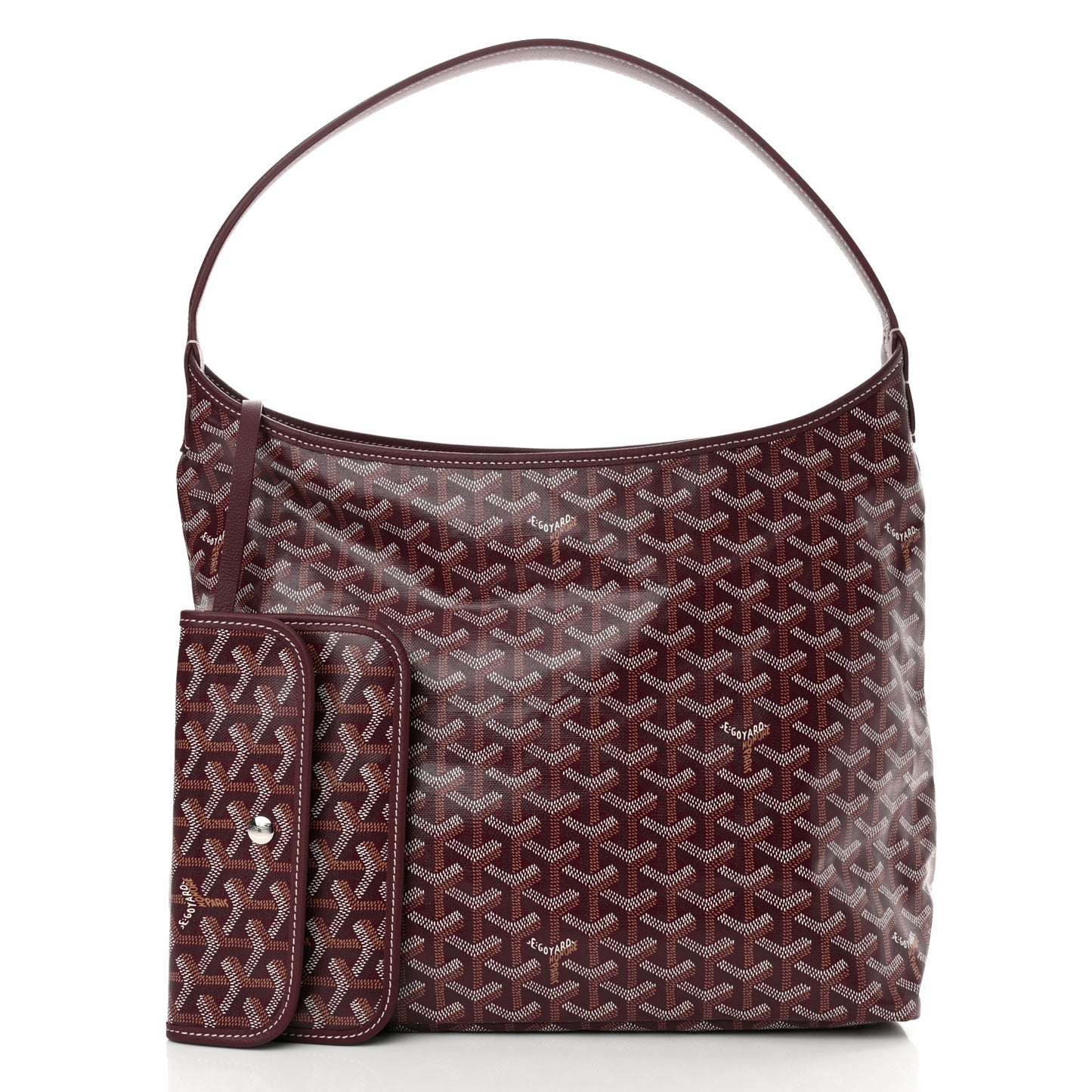Goyardine Boheme Hobo Burgundy