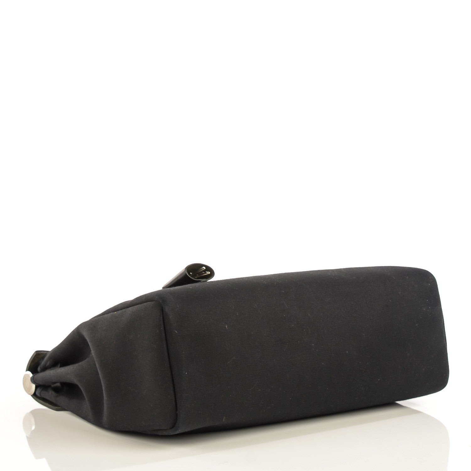 Hermes Vache Calfskin Toile Herbag 30 PM Black 7 of 12
