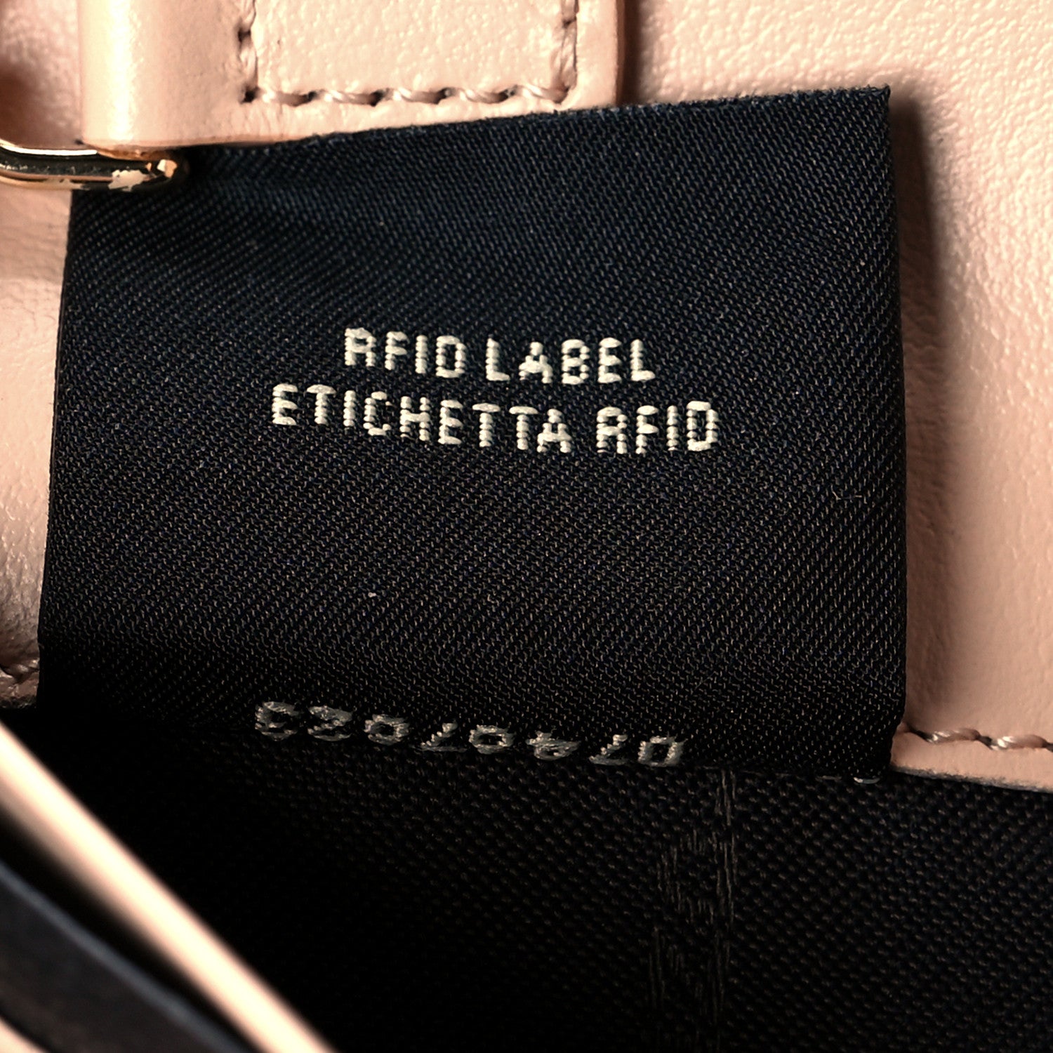 Fendi Vitello Cruise F is Fendi Bi-Color FF 1974 Embossed Continental Envelope Wallet On Chain Maya Black Light Rose 8 of 12
