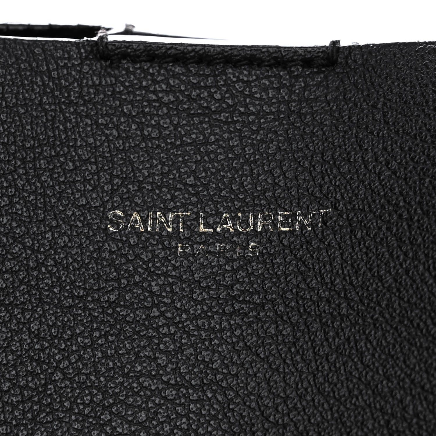 Saint Laurent Calfskin Medium Shopping Tote Black 12 of 15