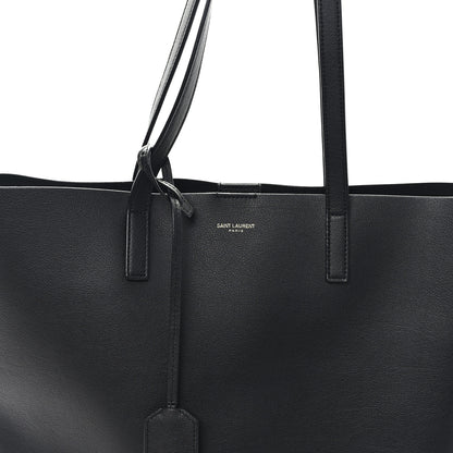 Saint Laurent Calfskin North-South Shopping Tote Black 9 of 12