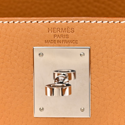 Hermes Vache Naturelle Grainee Kelly Sellier 28 Naturel Sable 6 of 12