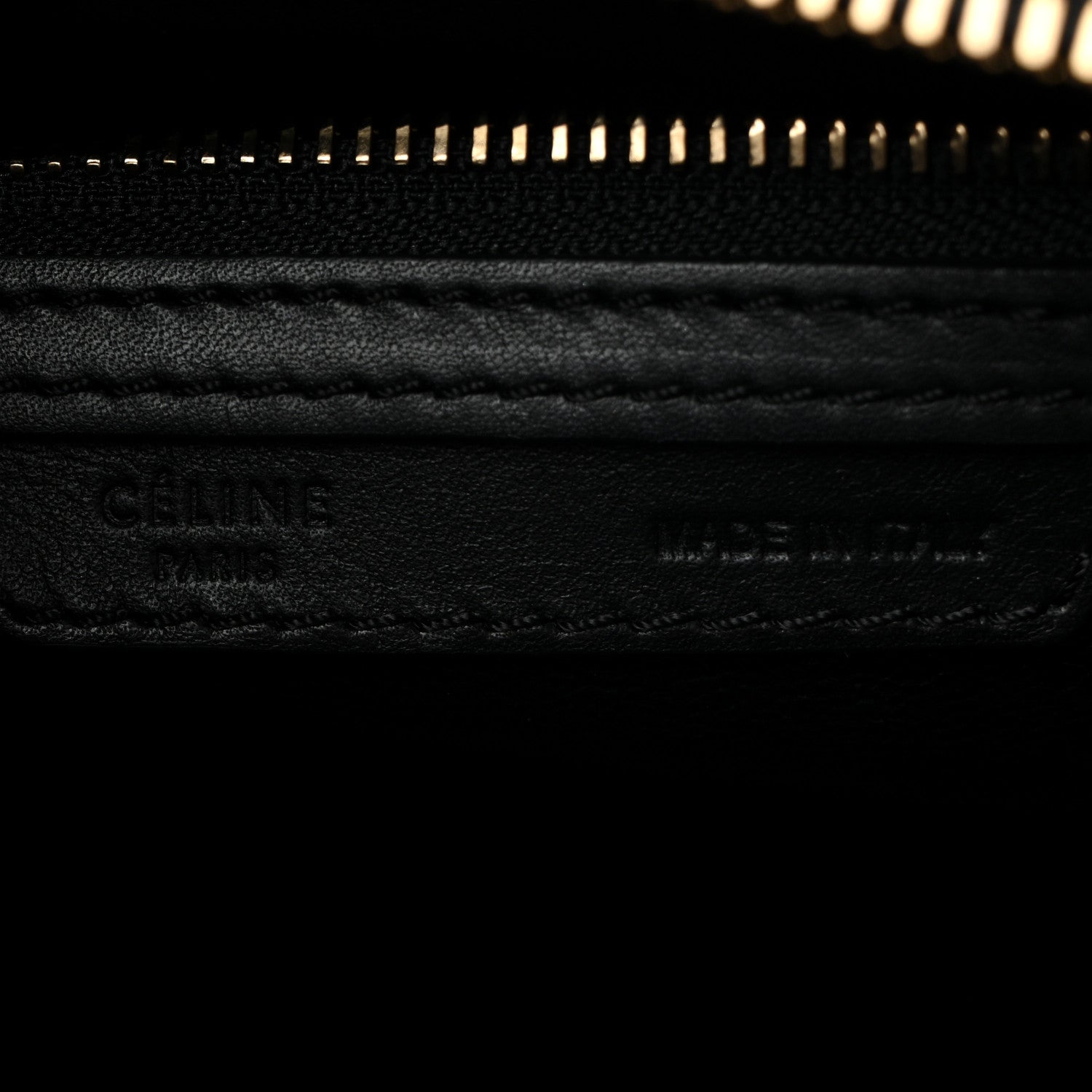 Celine Smooth Calfskin Micro Luggage Black 6 of 10