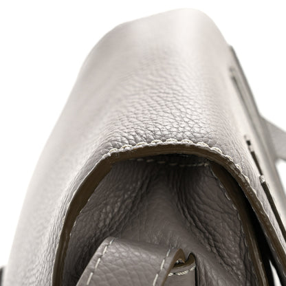 Chloe Calfskin Mini Marcie Round Crossbody Bag Cashmere Grey 14 of 14