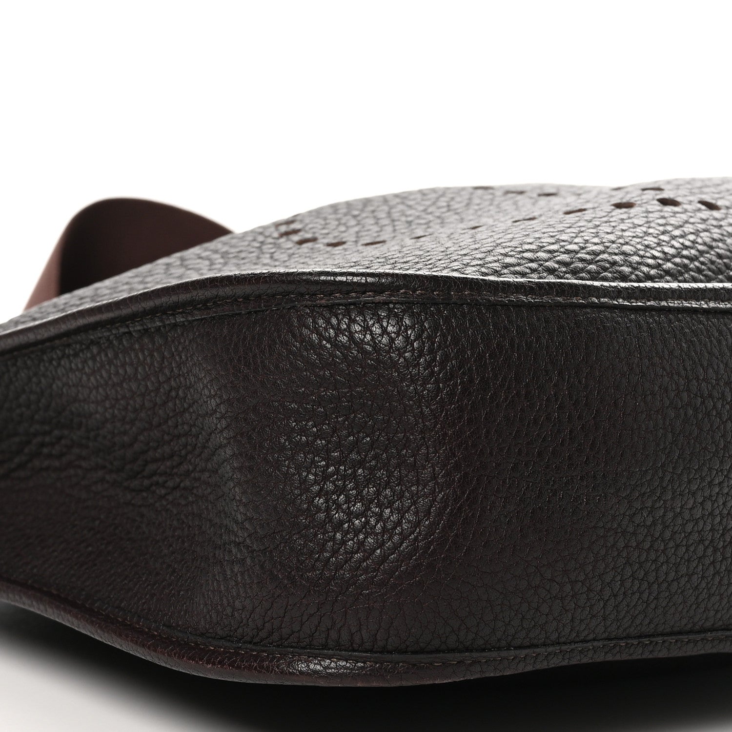 Hermes Taurillon Clemence Evelyne GM Chocolate 9 of 10