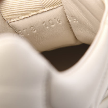 Gucci Calfskin Interlocking G Logo Mens Rhyton Sneakers 10.5 Ivory 6 of 13