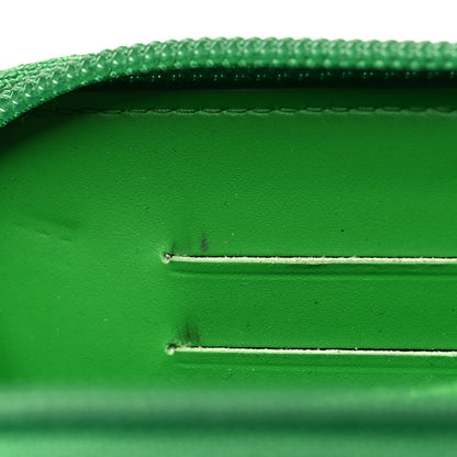 Chanel Patent Quilted Small Boy Zip Around Wallet Green 15 of 16