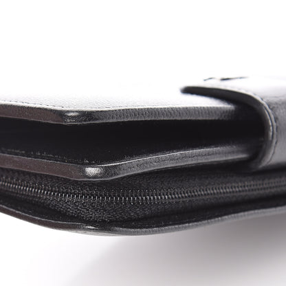 Chanel Caviar Sevruga Large Zip Pocket Wallet Black 12 of 14