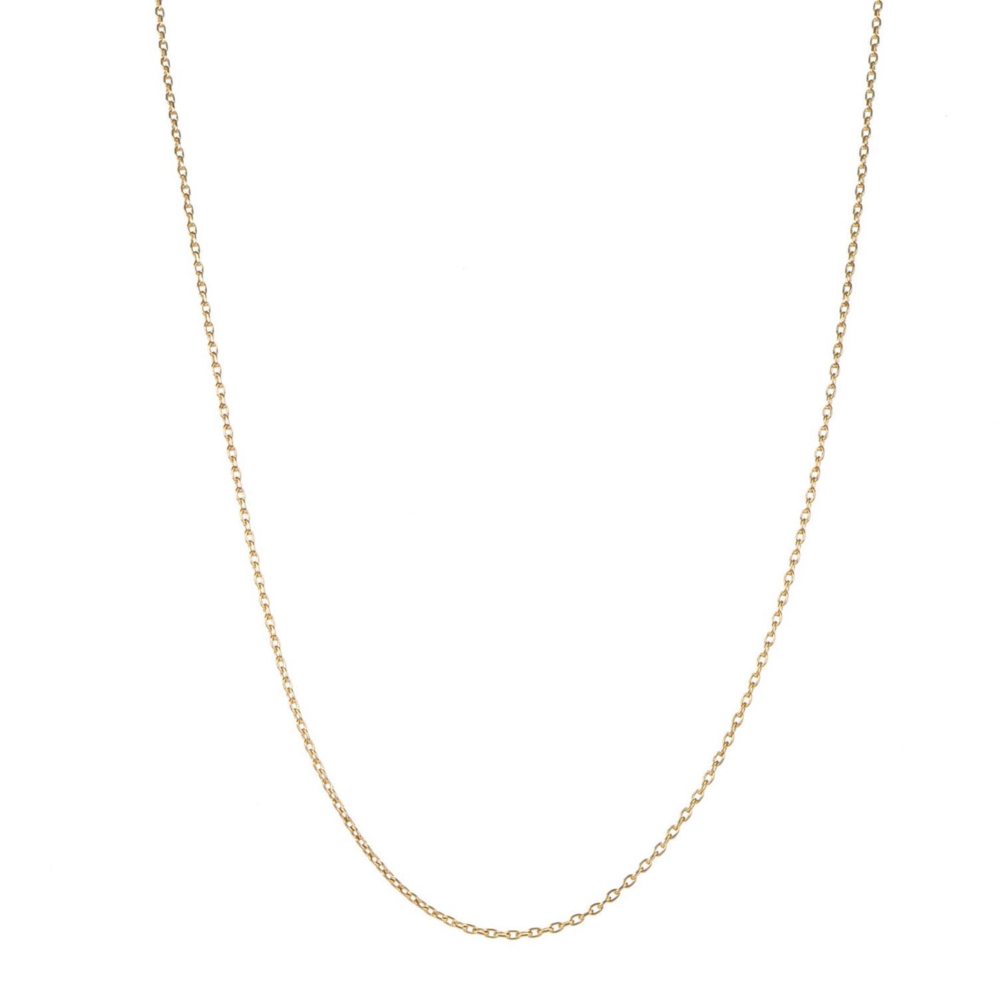 18K Yellow Gold Chain Necklace