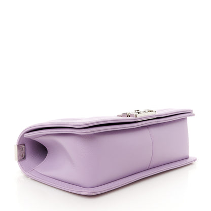 Chanel Caviar Quilted Medium Boy Flap Light Purple 4 of 10