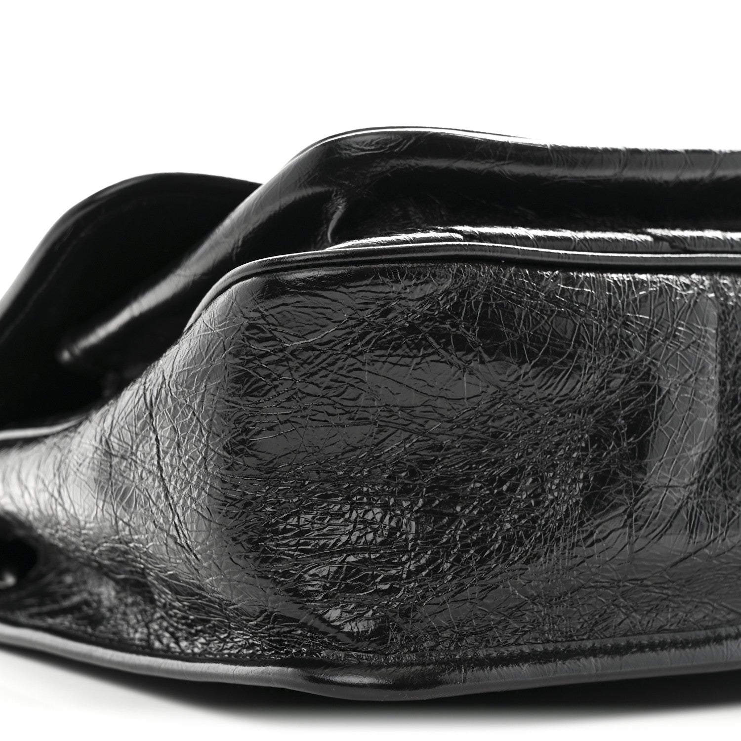 Saint Laurent Crinkled Calfskin Matelasse Monogram Medium Niki Chain Satchel Black 9 of 10