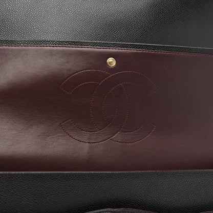 Chanel Caviar Quilted Maxi Double Flap Black 13 of 14