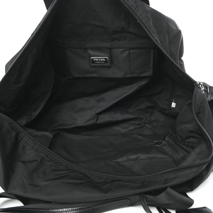 Prada Tessuto Nylon Duffel Bag Black 5 of 9