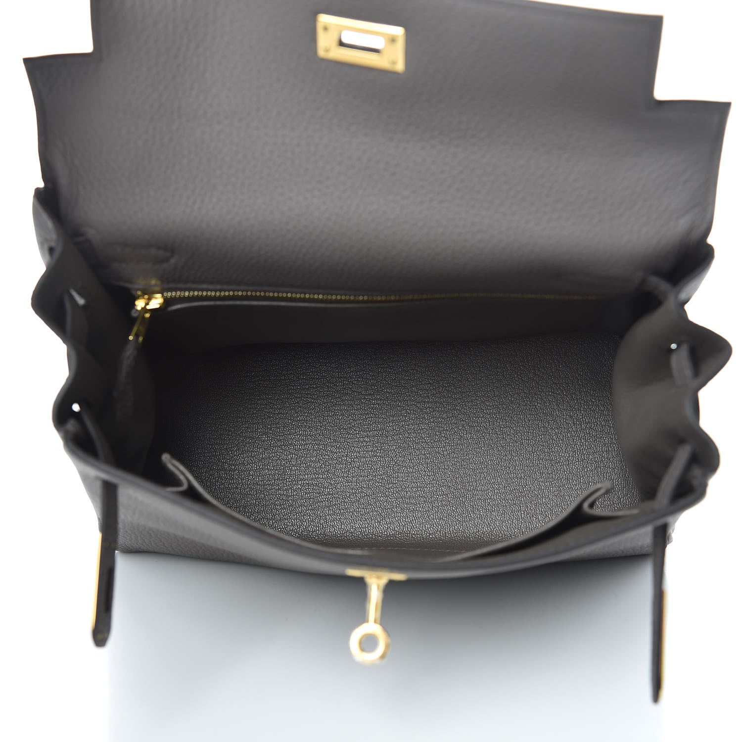 Hermes Togo Kelly Retourne 25 Etain 7 of 32