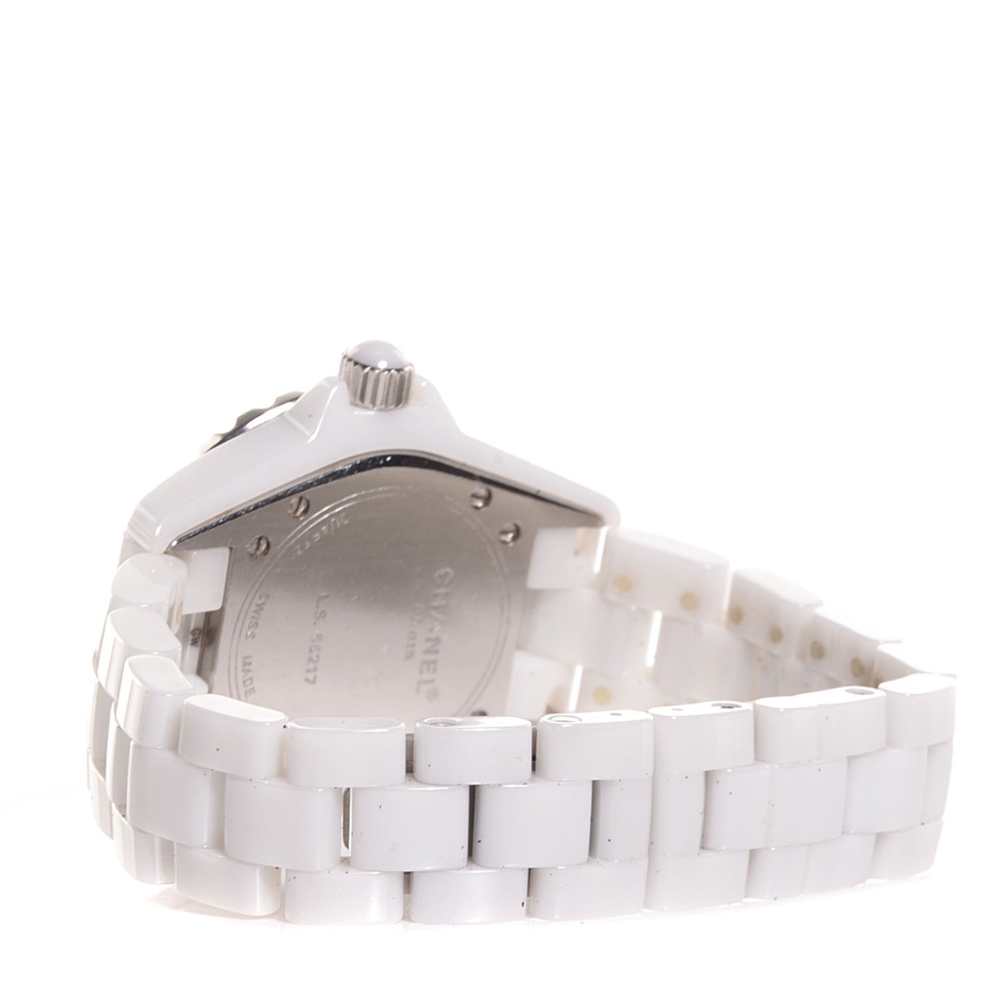 Stainless Steel Ceramic 33mm J12 Quartz Watch White