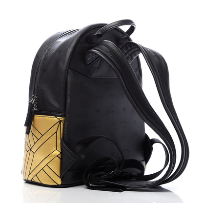 MCM Metallic Calfskin Small Bionic Backpack Gold 2 of 10