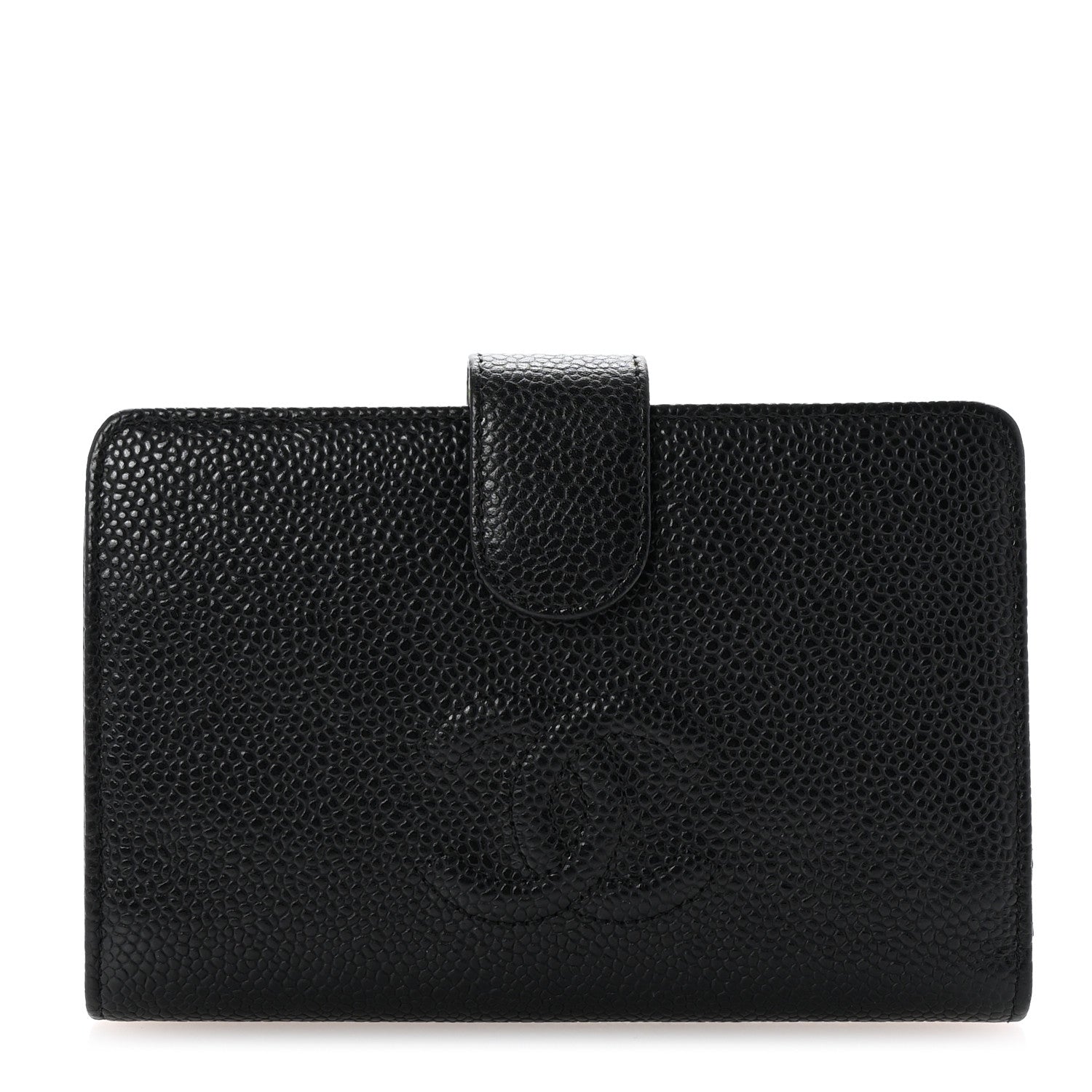 Chanel Caviar Timeless CC Zipped Pocket Wallet Black 1 of 7
