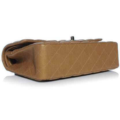 Chanel Grained Calfskin Medium Double Flap Dark Gold 13C 4 of 12