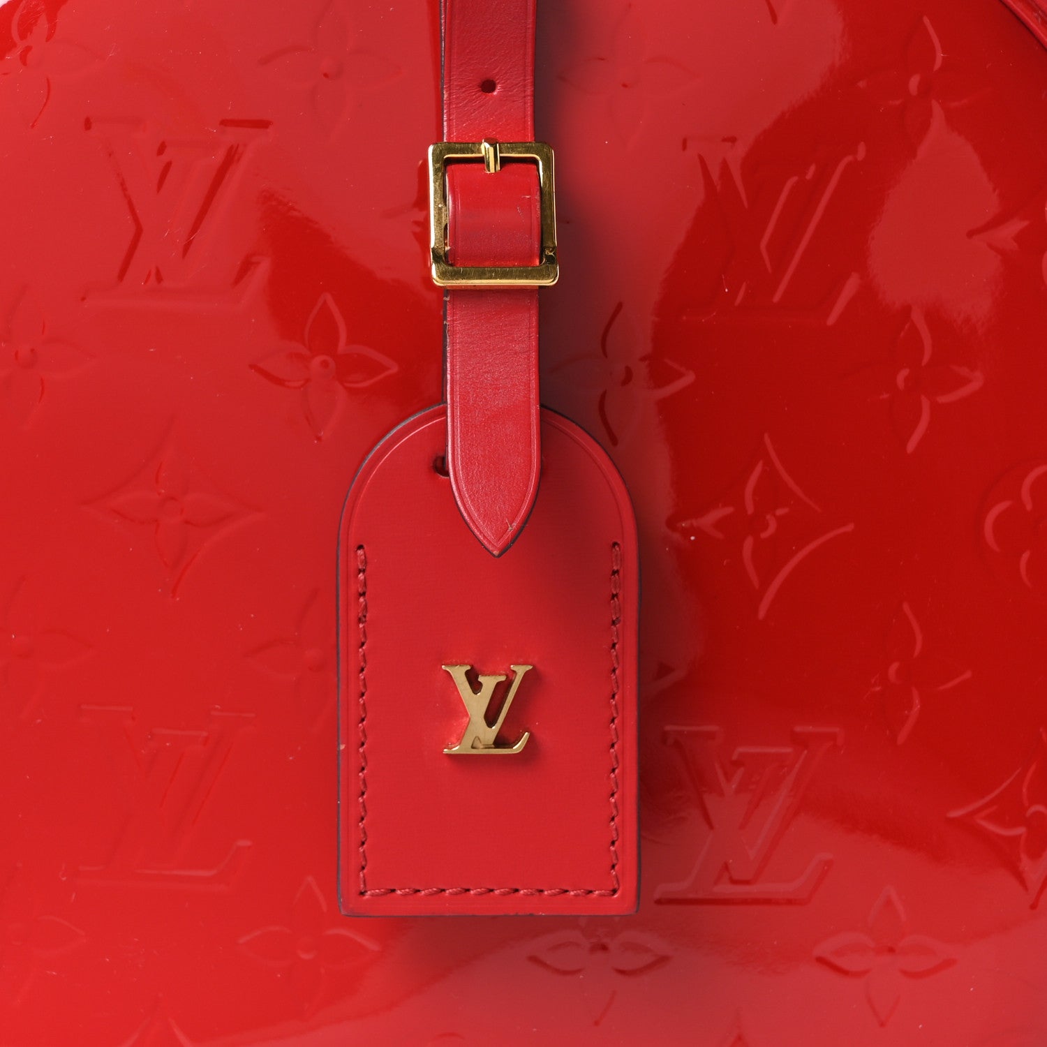 Louis Vuitton Vernis Boite Chapeau Souple MM Rouge 8 of 10