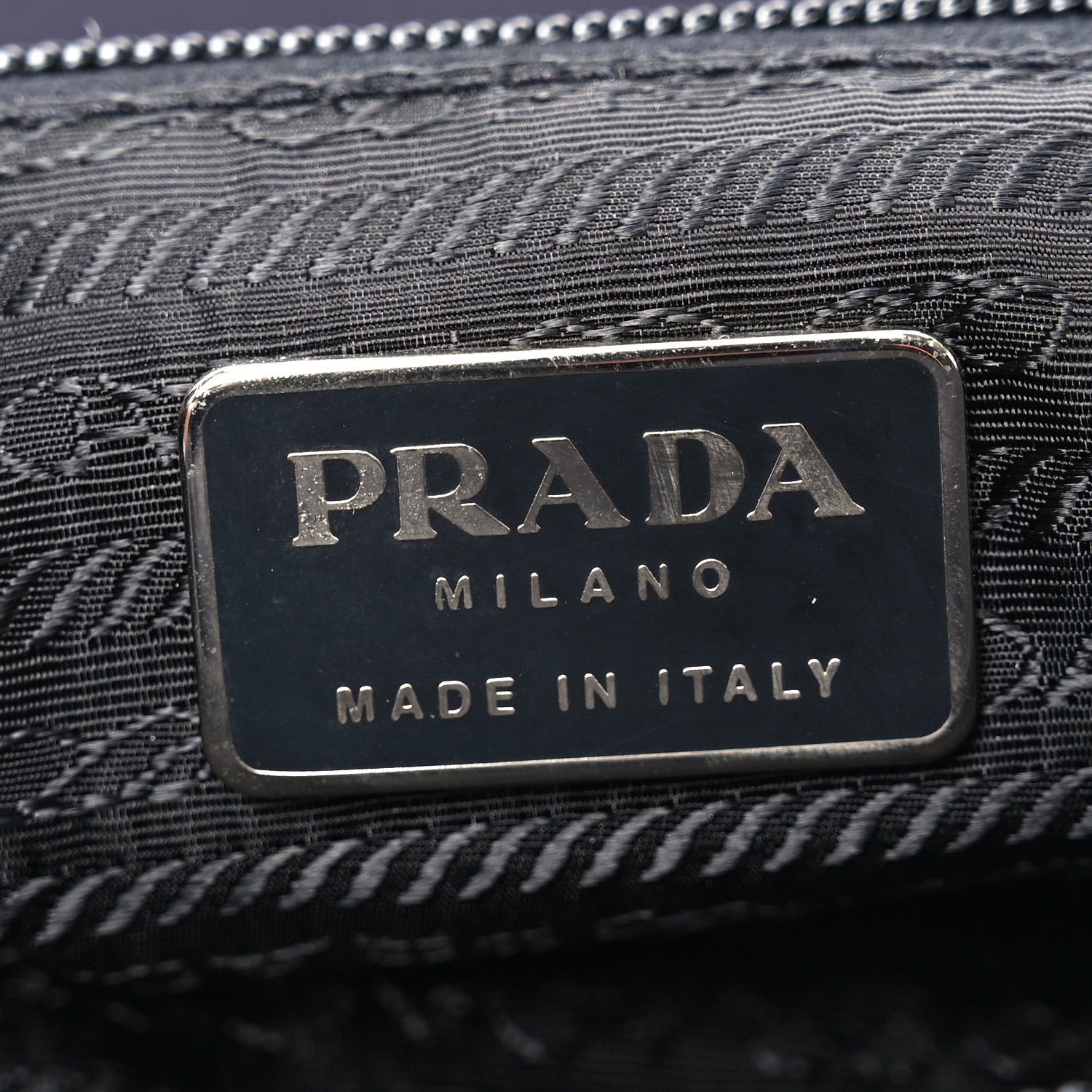 Prada Tessuto Nylon Saffiano Tote Purple 6 of 9