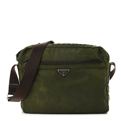 Prada Nylon Vela Messenger Bag Ebano 1 of 11